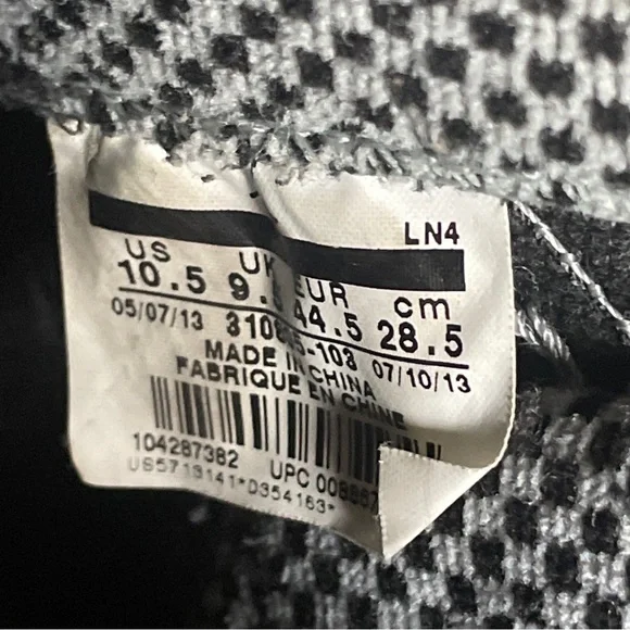 Nike Mens Air Jordan 10 Steel 310805-103 White Basketball Sneakers Size 10.5 - Picture 7 of 8